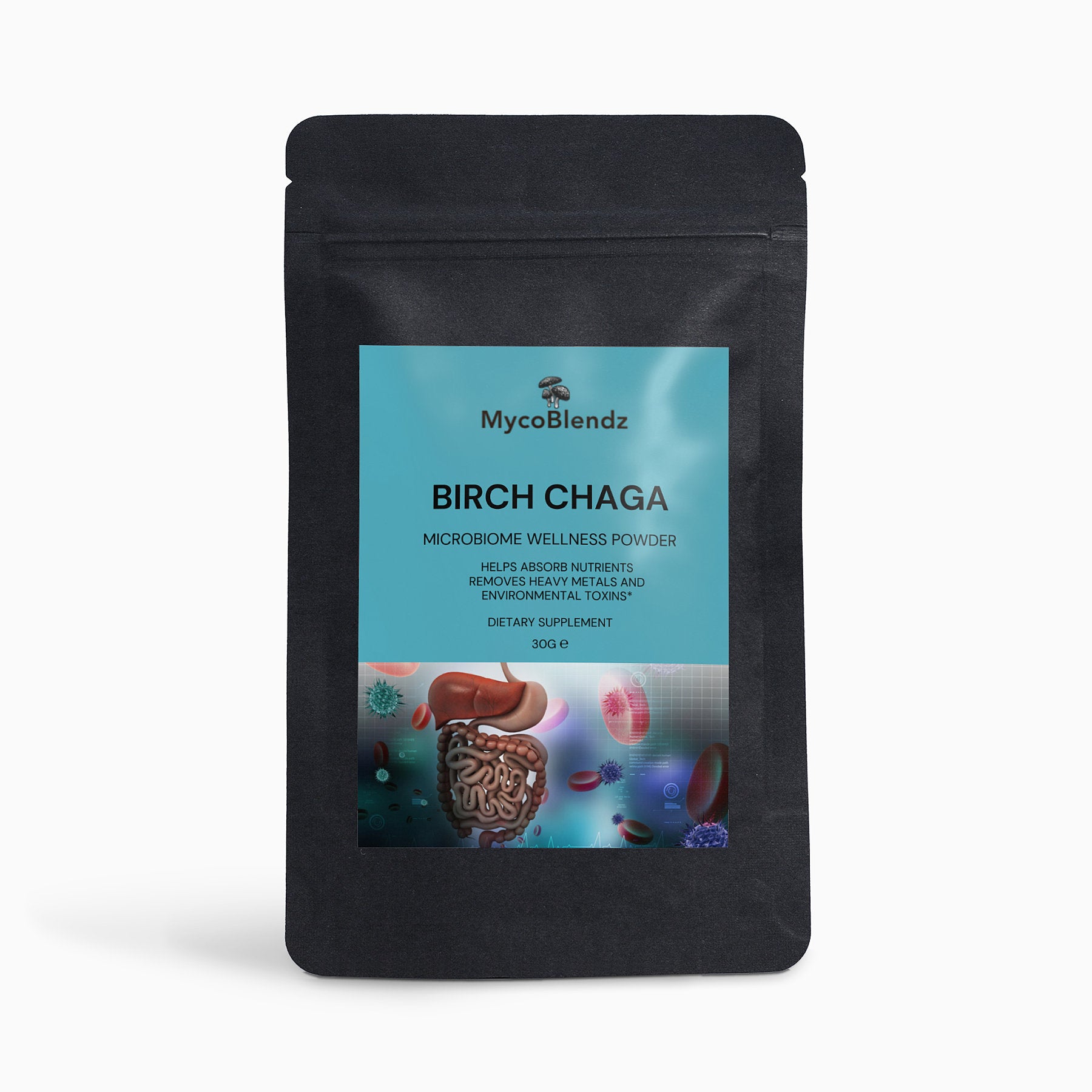 Birch Chaga Microbiome Wellness Powder