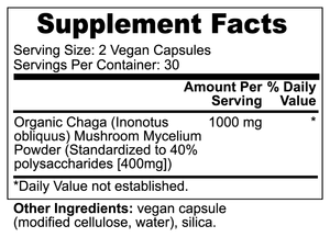 Chaga Mushroom Capsules