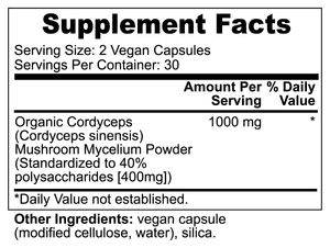 Cordyceps Mushroom Capsules