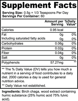 Birch Chaga Microbiome Wellness Powder